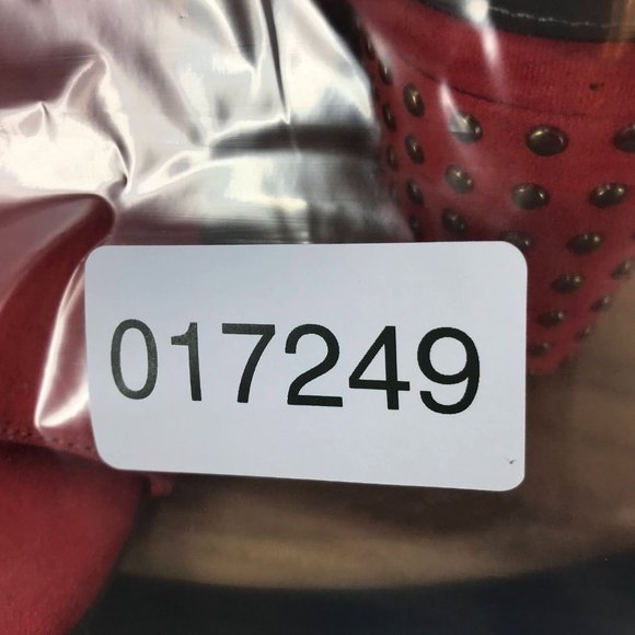 Worthington Orange Faux Suede Peep Toe Mules Slip On Shoes Womens Size 6 - Picture 8 of 8